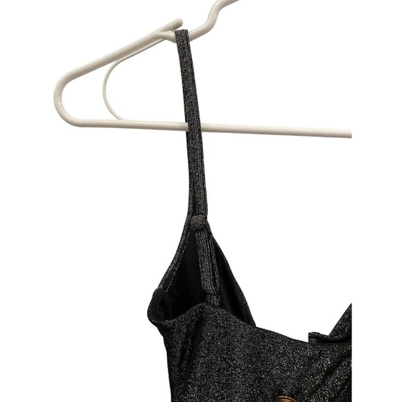 NWOT DIXXON WOMEN'S SUPREME ONE PIECE SWIMSUIT - SILVER SPARKLE, size XS - Picture 9 of 13